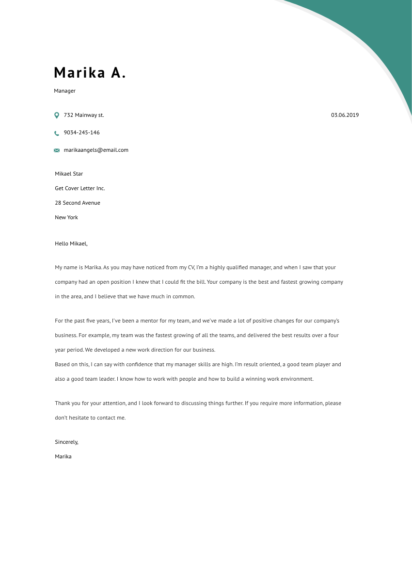 cover letter for assistant property manager