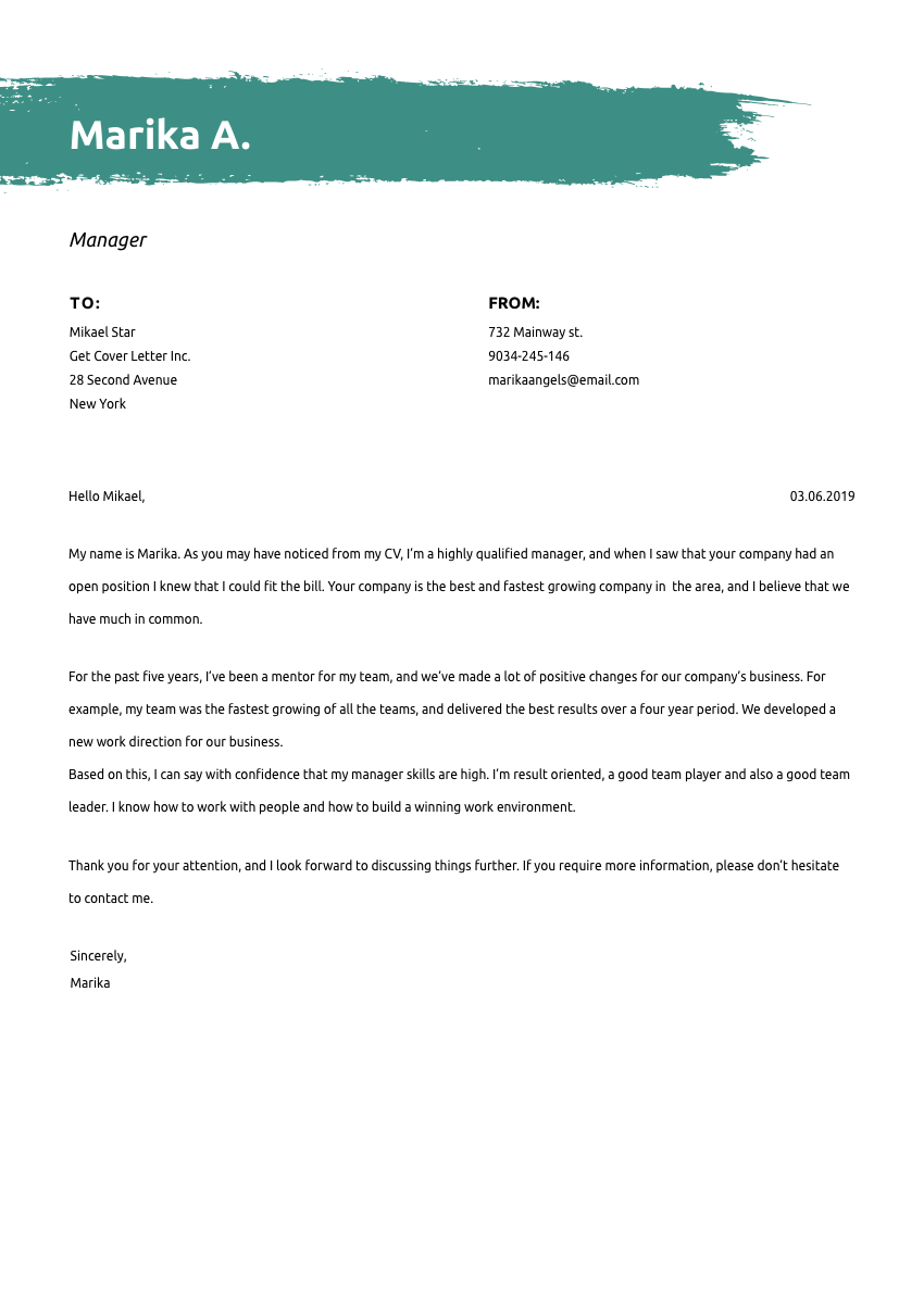 Community Manager Cover Letter Sample & Template 2020 ...