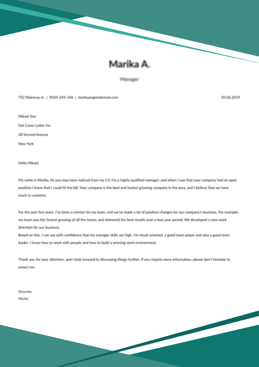 application letter for a job as a social worker