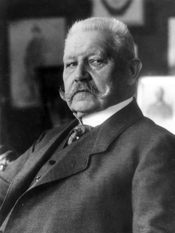 Image of Paul L. H. Hindenburg, von