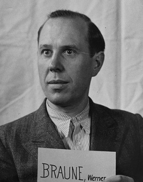 Вернер Брауне на процессе по делу об айнзацгруппах (июль 1947)