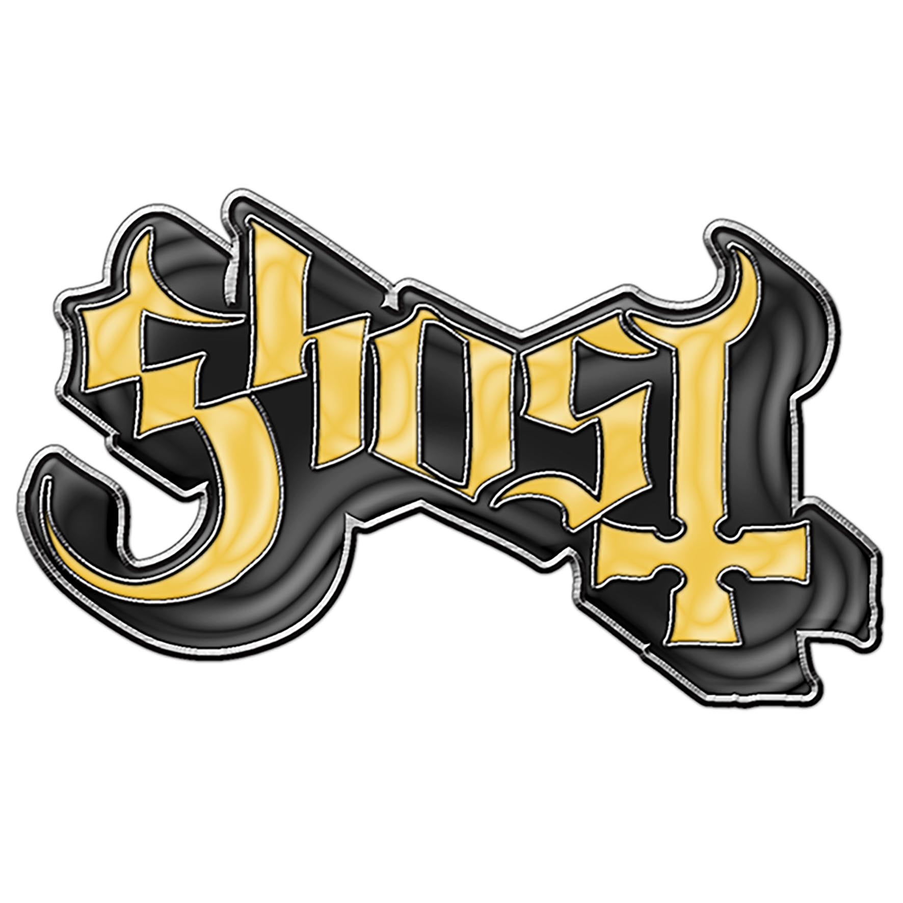 Ghost Logo Metal Pin Badge Hmol New