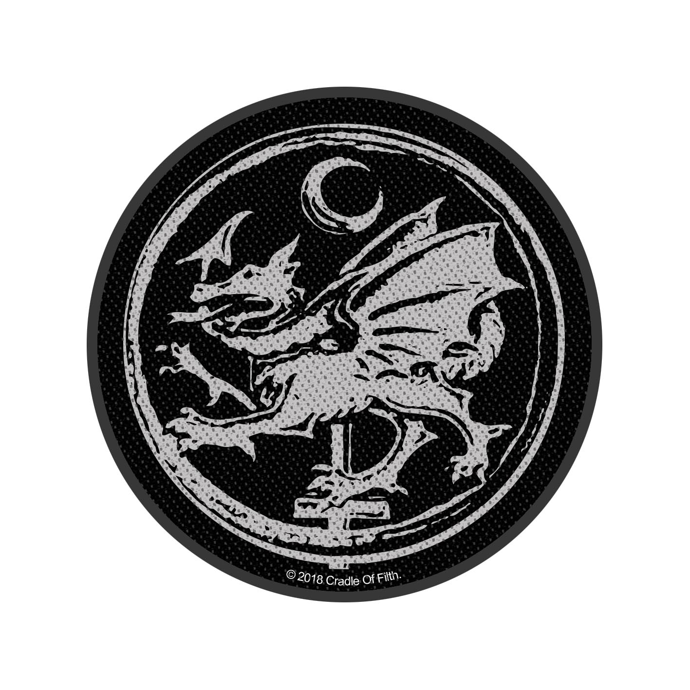 Cradle Of Filth 'Order Of The Dragon' Woven Patch - HMOL