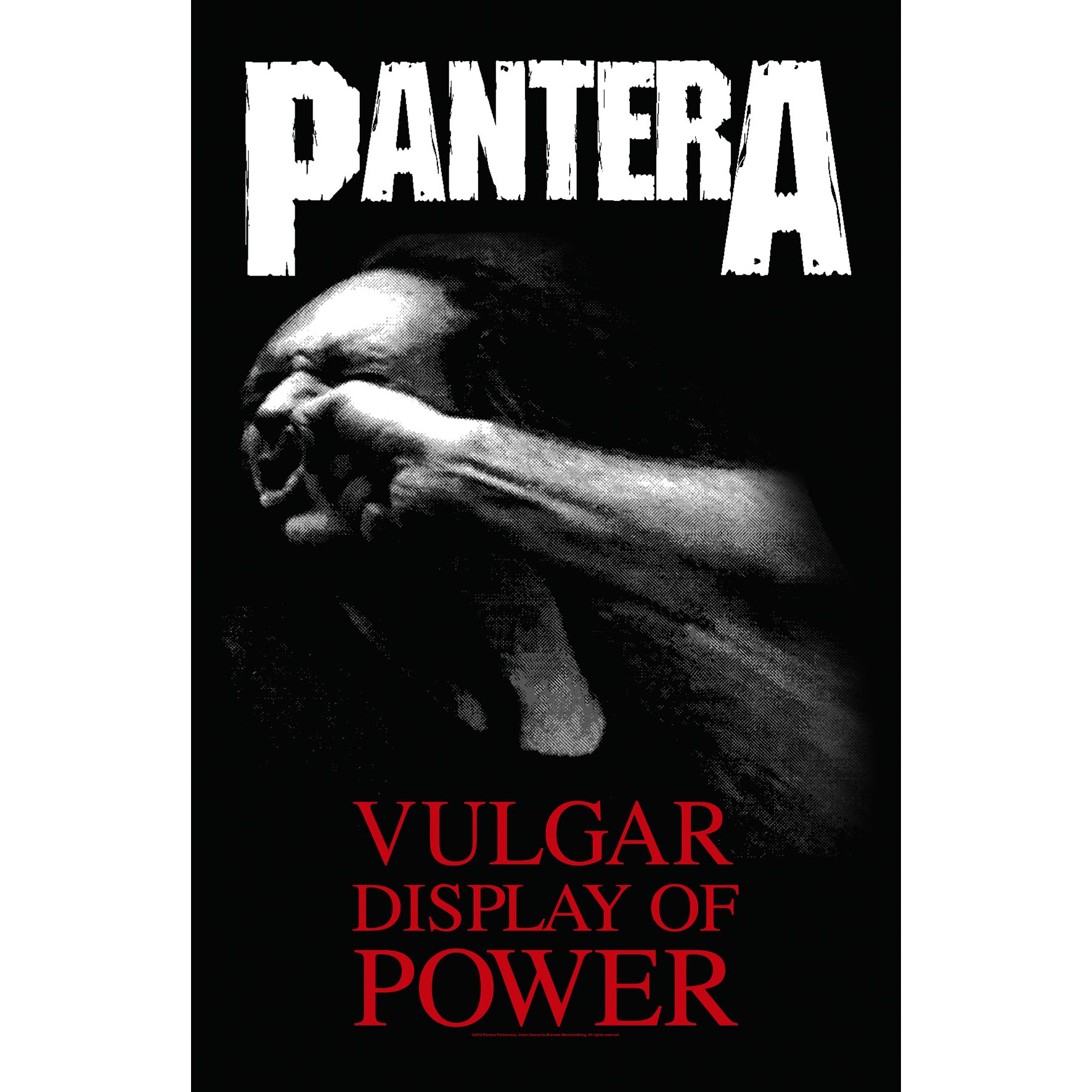 Pantera 'Vulgar Display Of Power' Textile Poster - HMOL