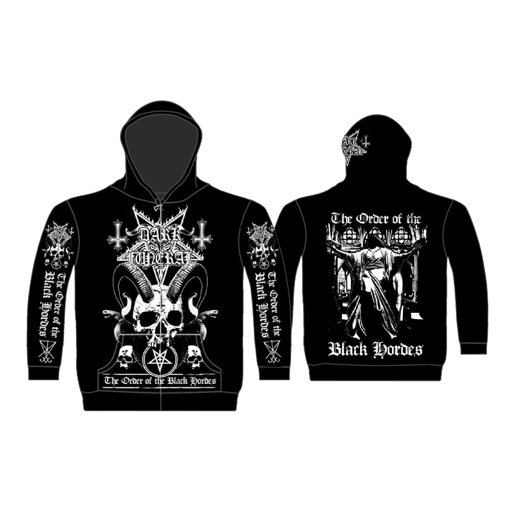 Dark Funeral 'Order Of The Black Hordes' Zip Hood - HMOL