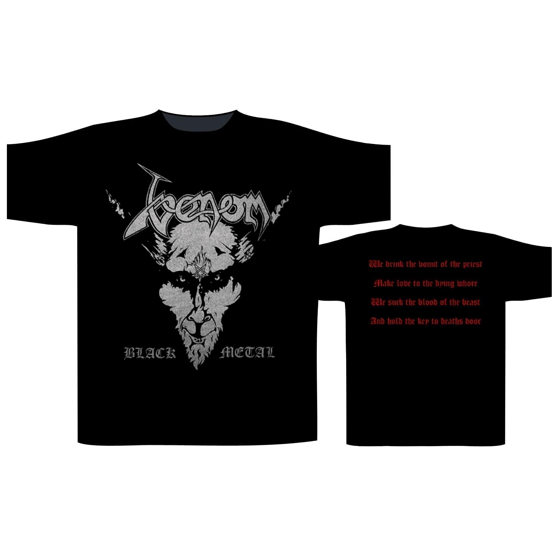 venom black metal t shirt