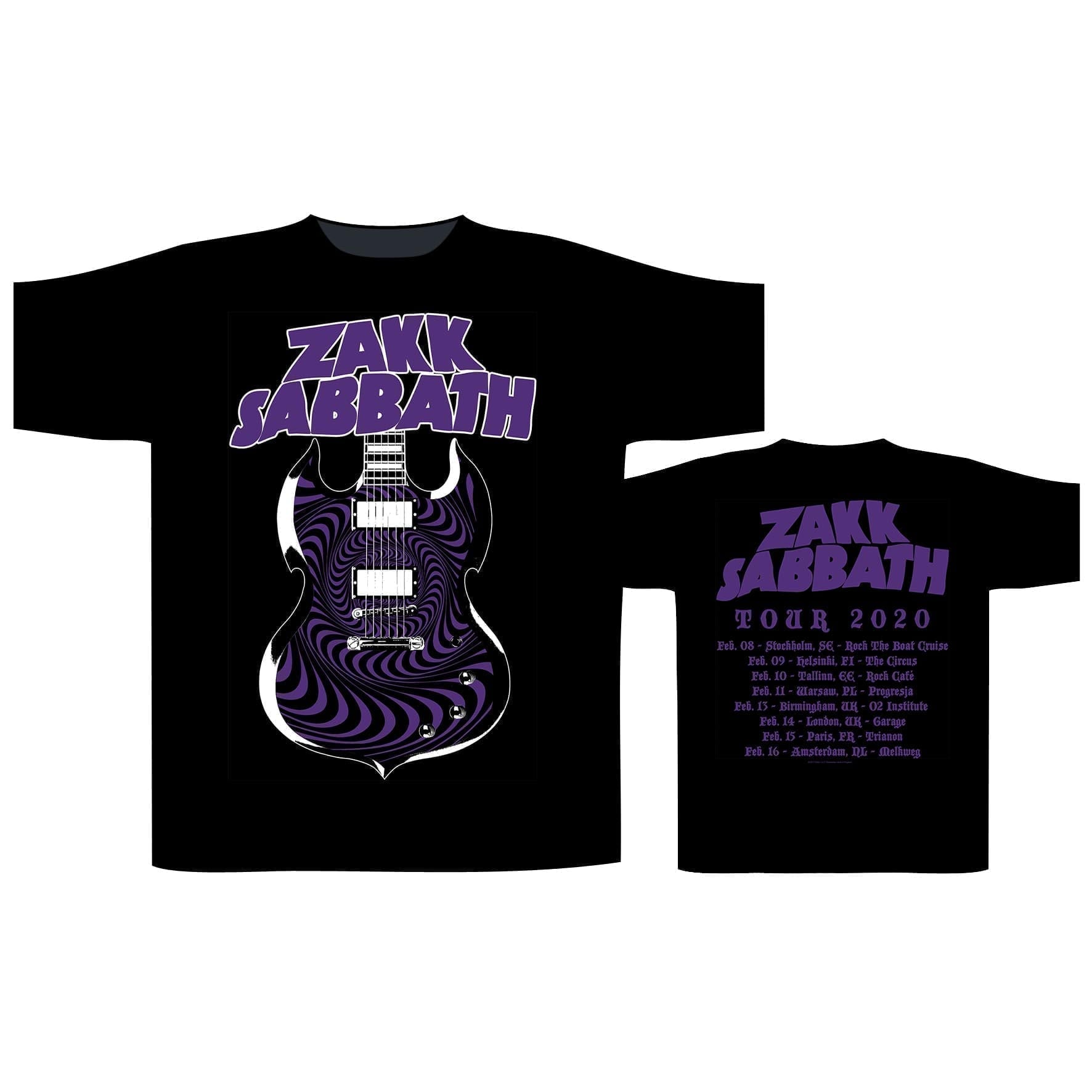 Zakk Sabbath 'Guitar / Tour' T-Shirt 