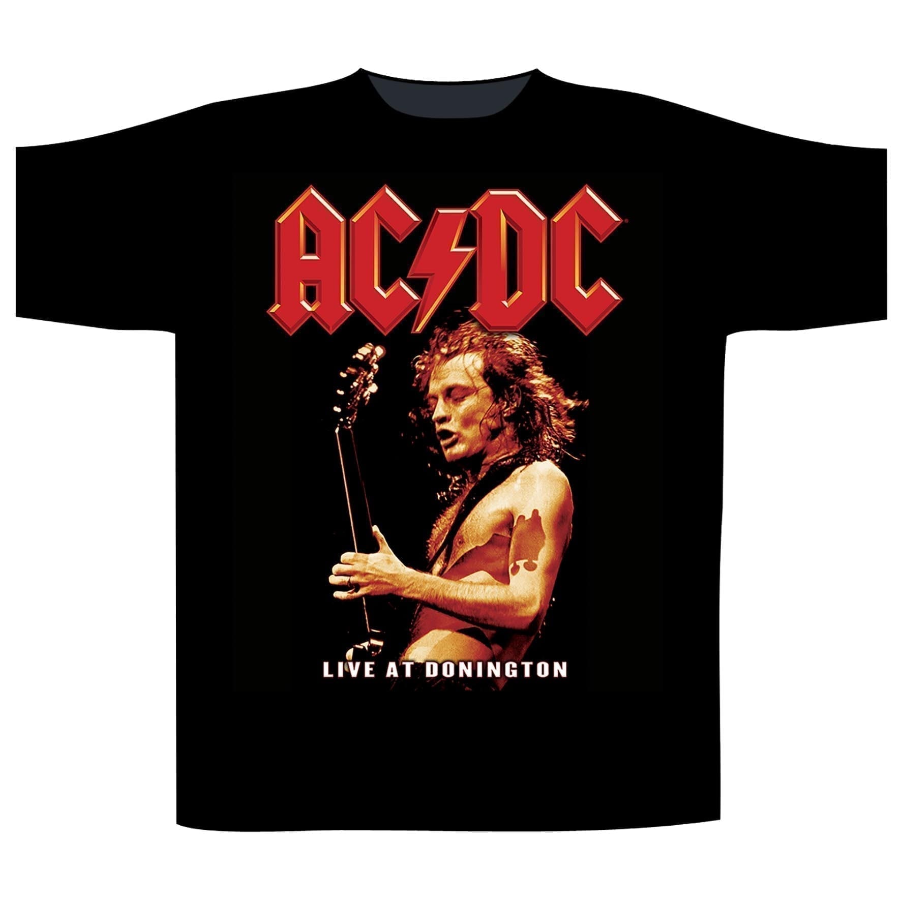 AC/DC 'Live At Donington' Red T-Shirt - HMOL