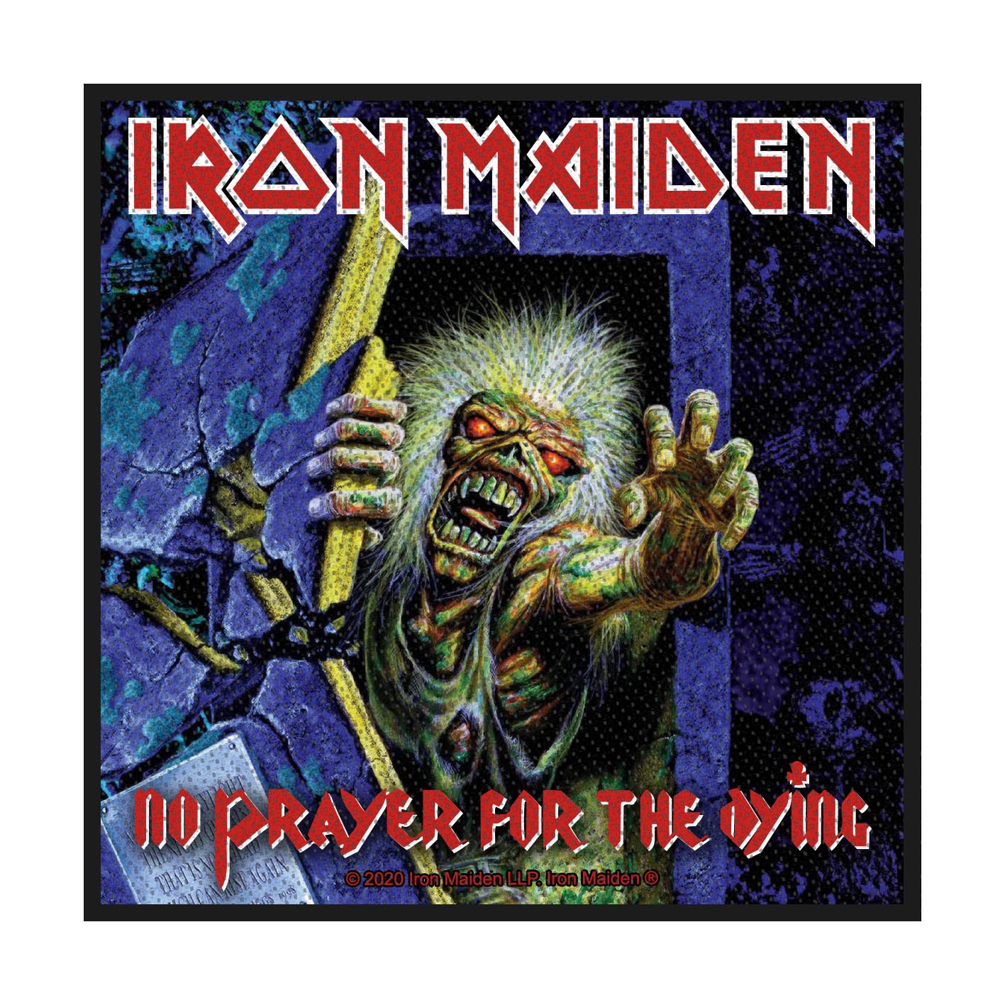 Iron Maiden 'No Prayer For The Dying' Woven Patch - HMOL