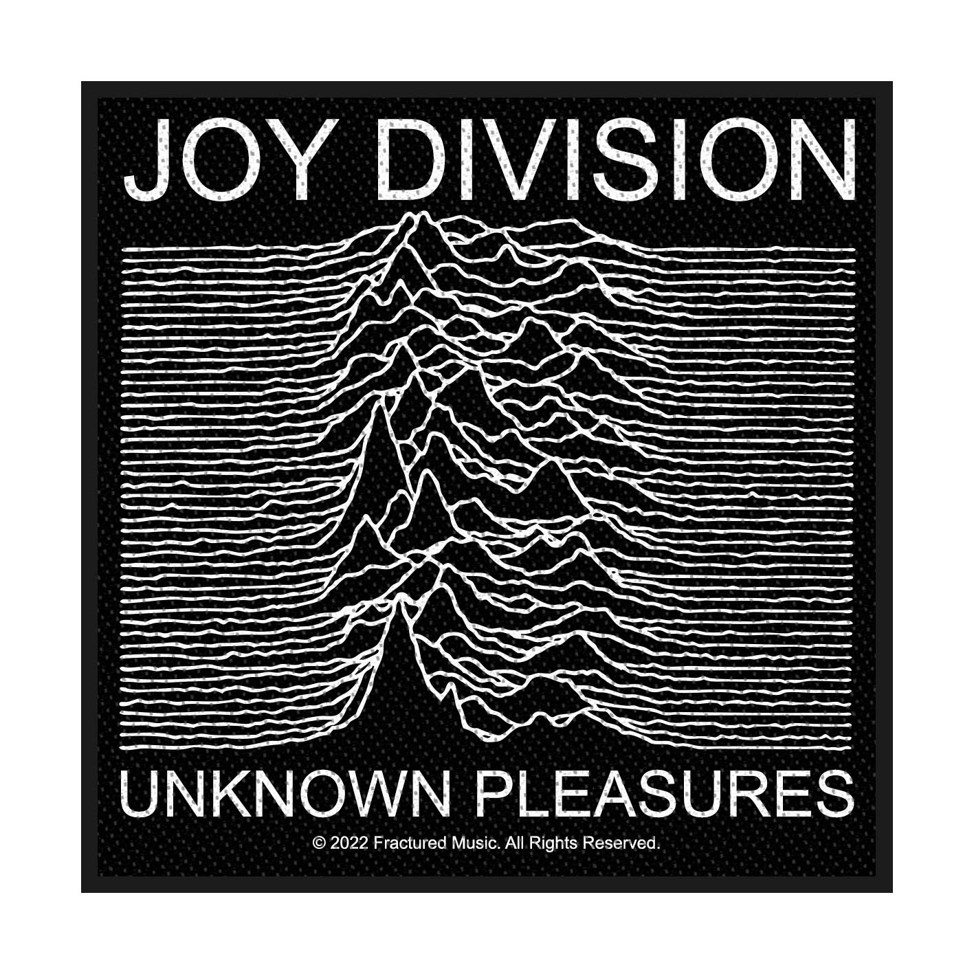 Joy Division 'Unknown Pleasures' Woven Patch - HMOL