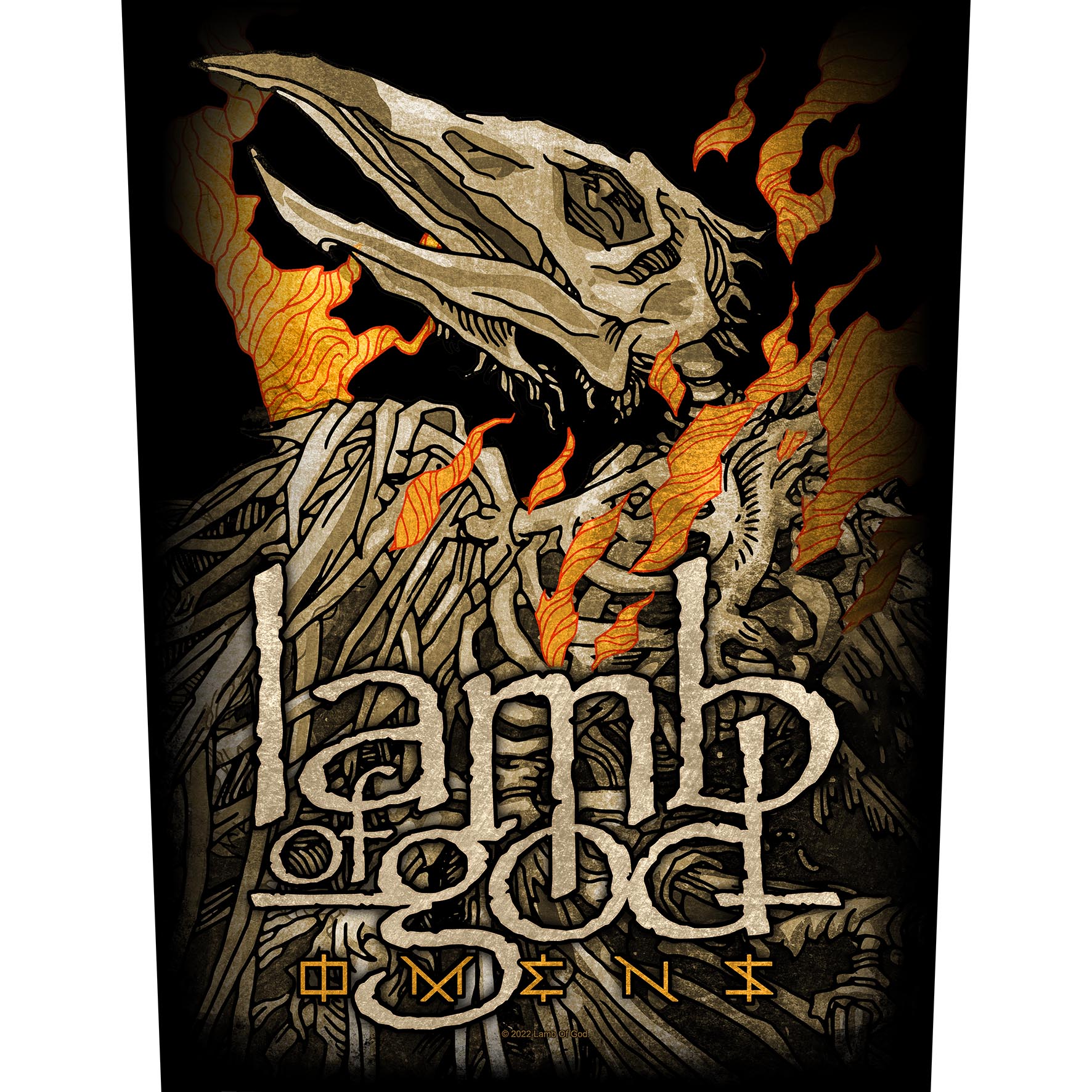 Lamb Of God 'Omens' Backpatch - HMOL