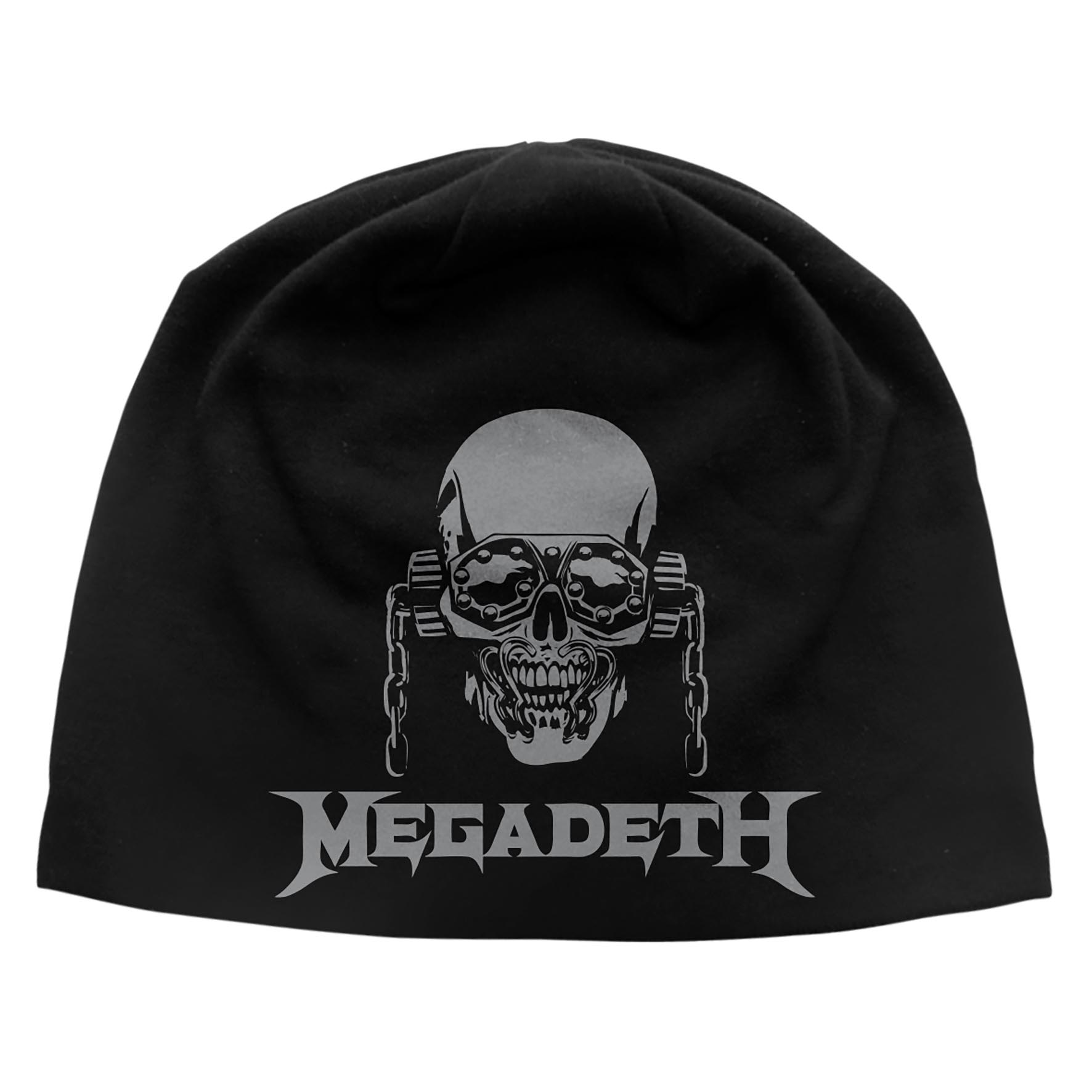Megadeth 'Vic / Logo' Discharge Beanie Hat - HMOL