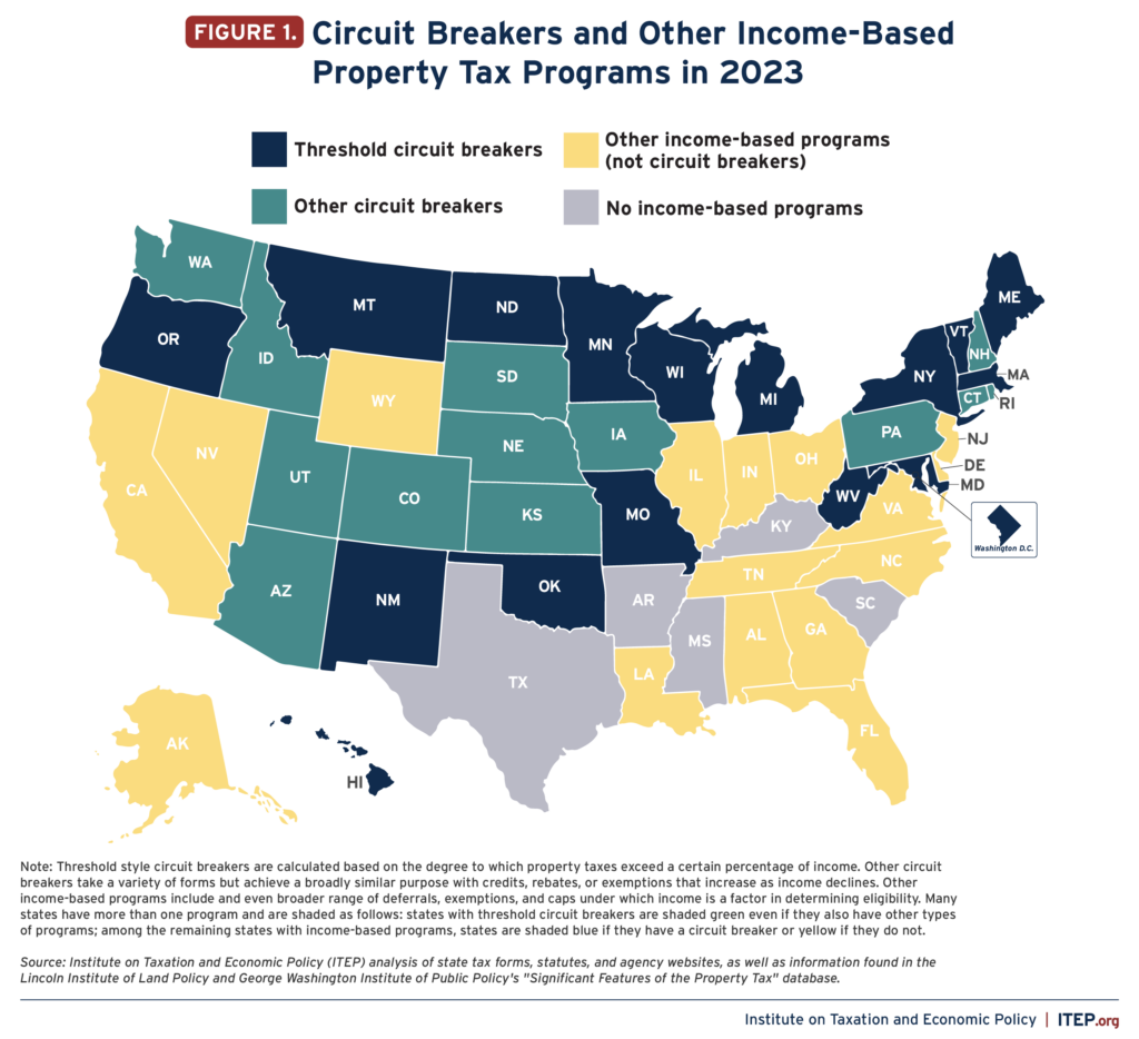 Circuit Breakers and Other Property Tax Programs in 2023
