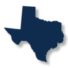 Silhouette of Texas