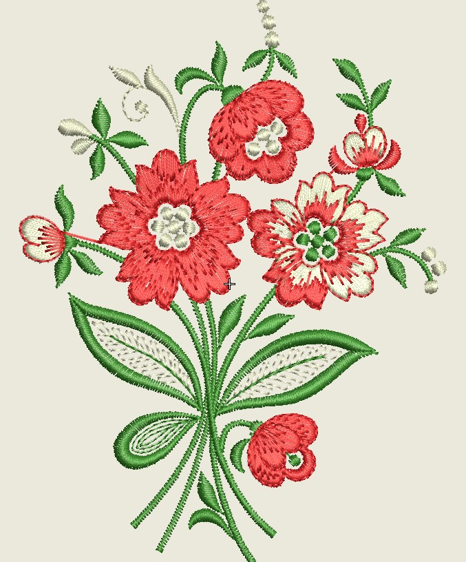 Flower embroidery free download
