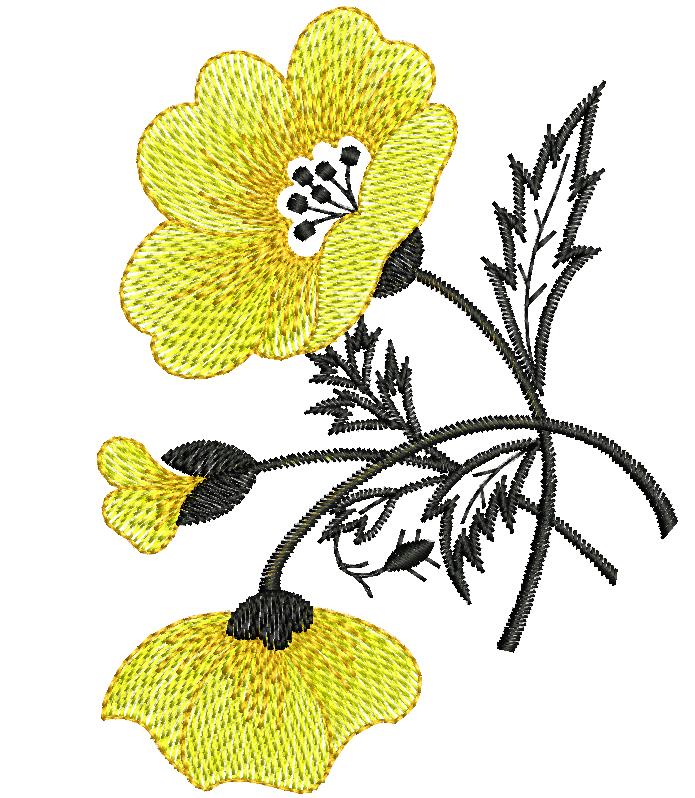 Flower Best quality Embroidery Design