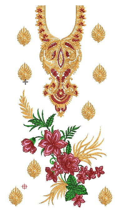 Free nick Embroidery designs of kurtis (88)