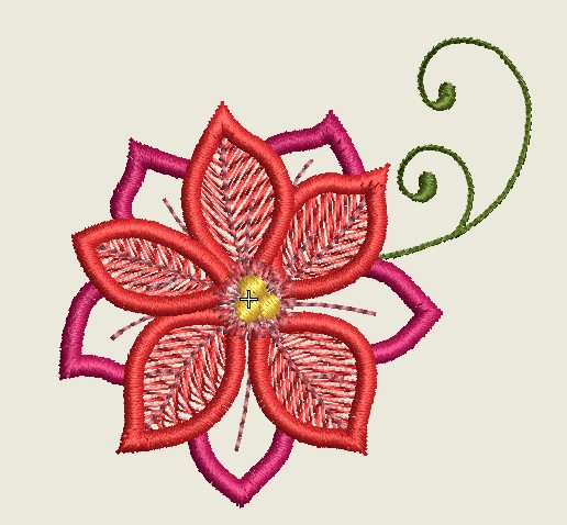 Free Flower Embroidery Design s12