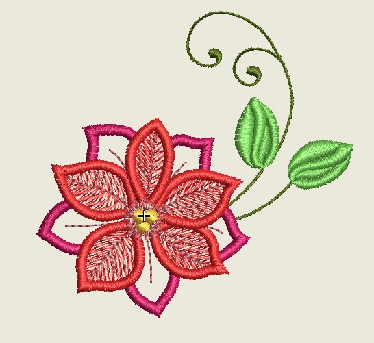 Free Flower Embroidery Design S13