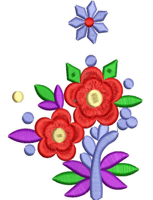 Free Flower Embroidery Design 65