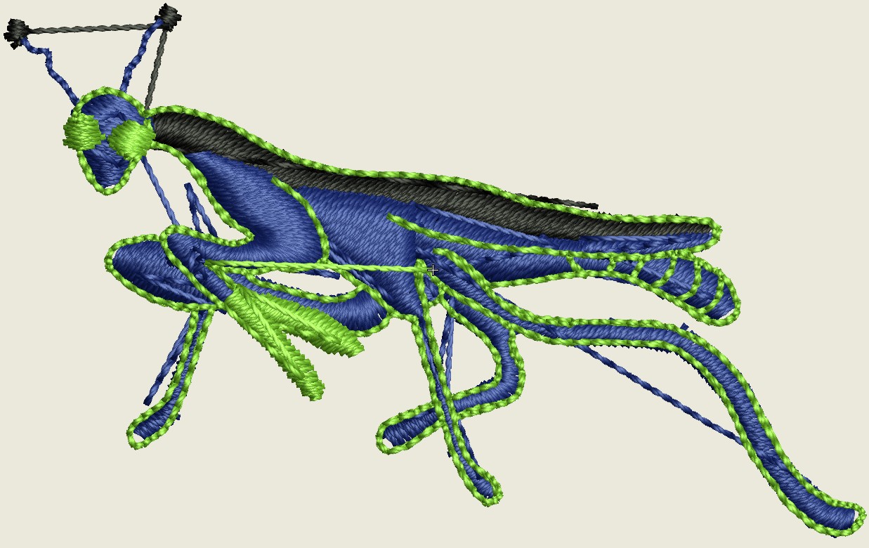 Insect Embroidery Design