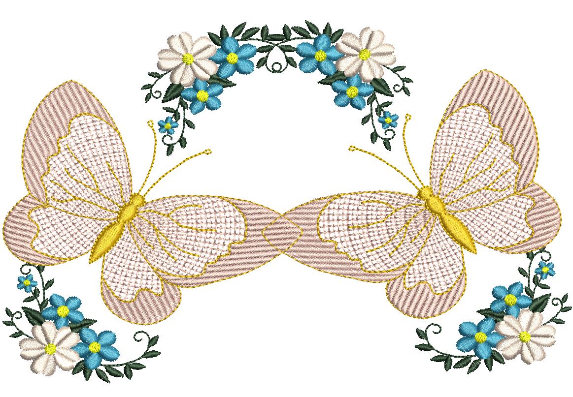 Free Butterfly Embroidery New Design10