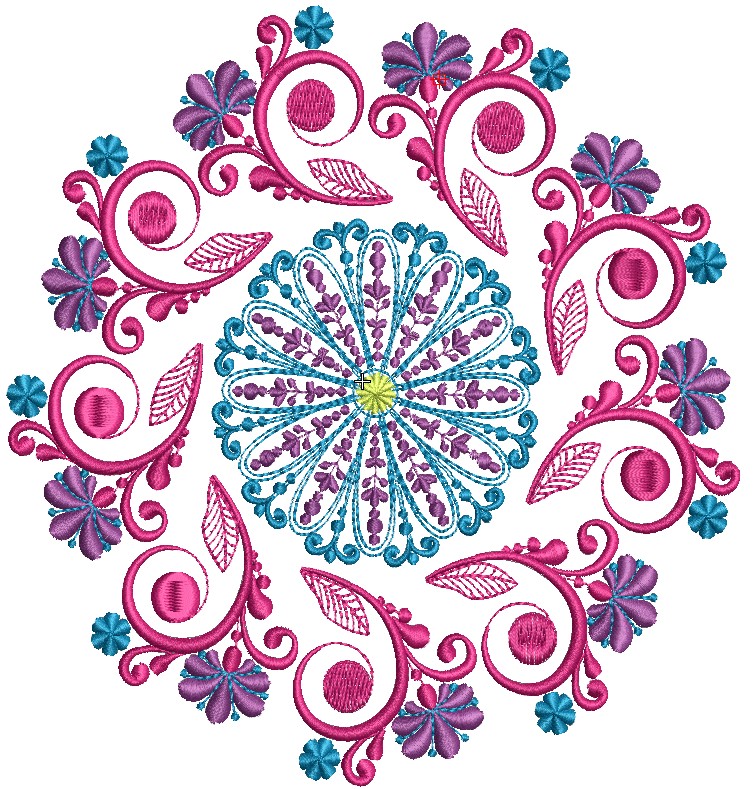 Free Flower Embroidery Design Download