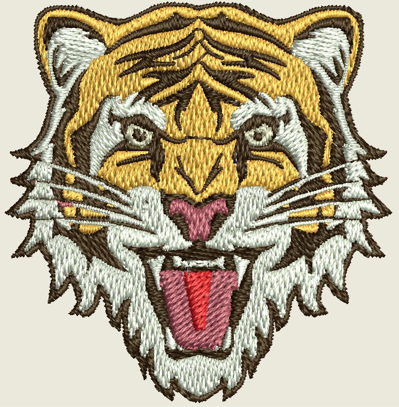 Free Tiger Designs for Embroidery Machines