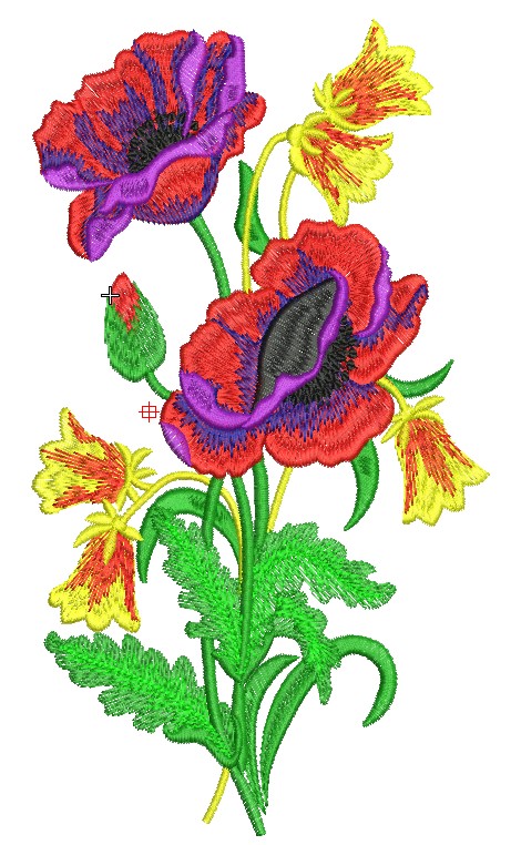 Free Flower Embroidery Design s20