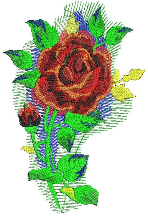 Free Flower Embroidery Design s20