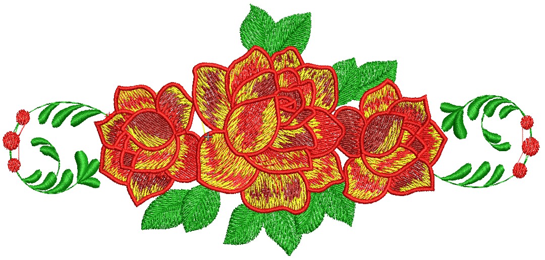 Flower Free Embroidery Design-11