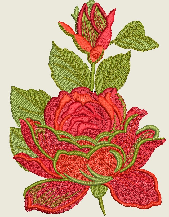 Rose Embroidery pattern
