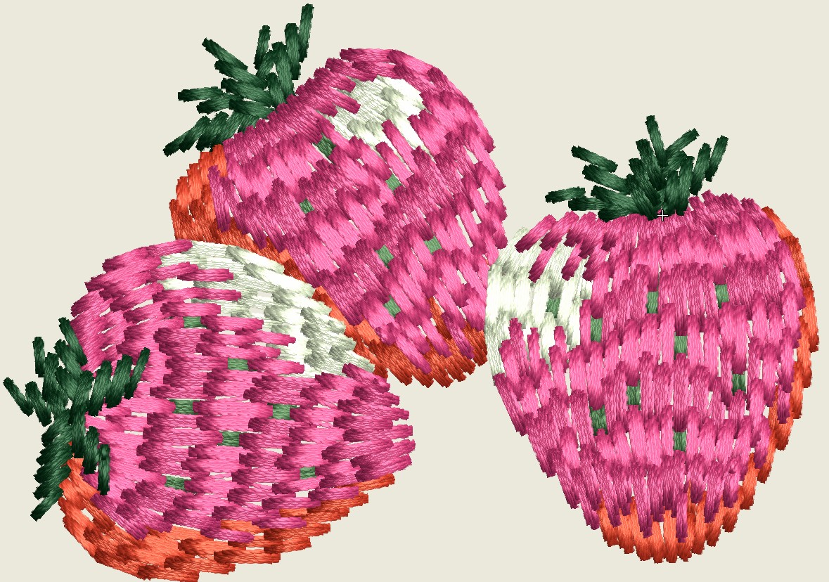 STRAWBERRY FREE EMBROIDERY DESIGN
