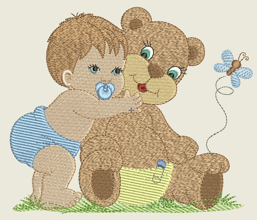 Babies and Children free embroidery designs