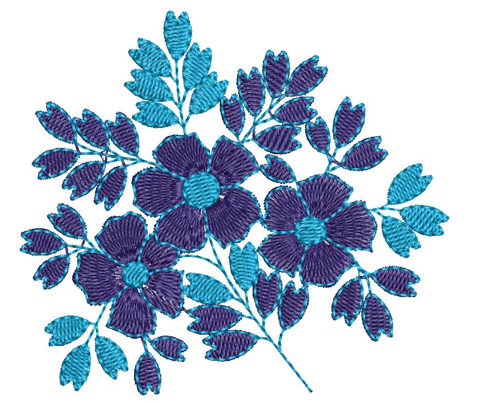 Free embroidery flower designs