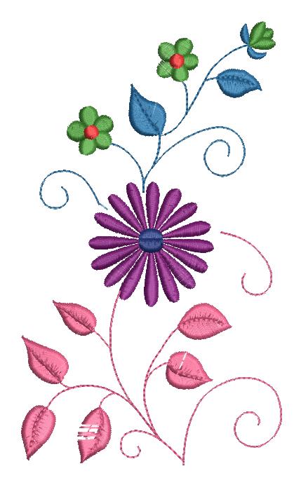 Free Best NEW FLOWER EMBROIDERY DESIGNS