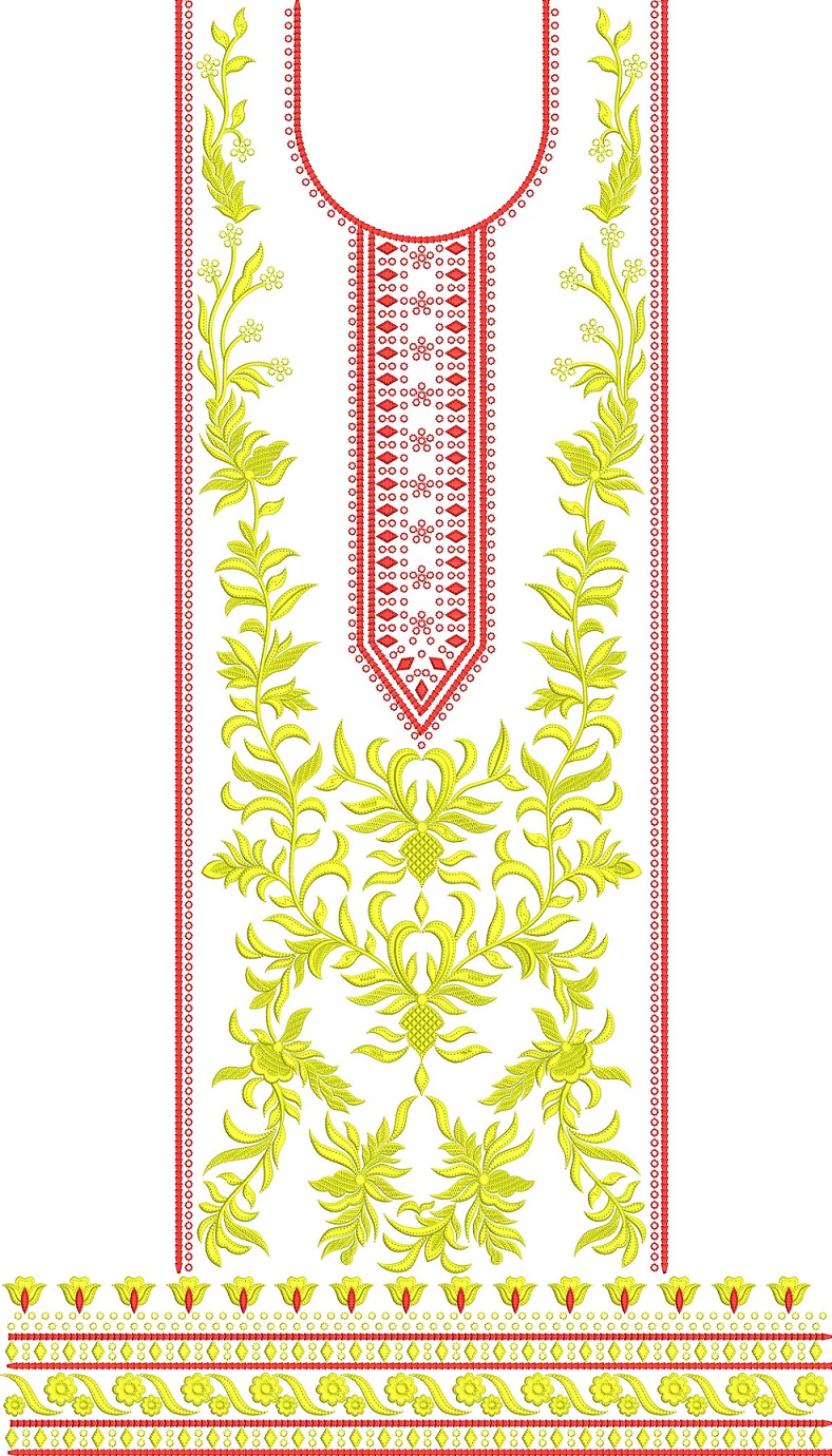 Free Embroidery Indian dresses Design Download