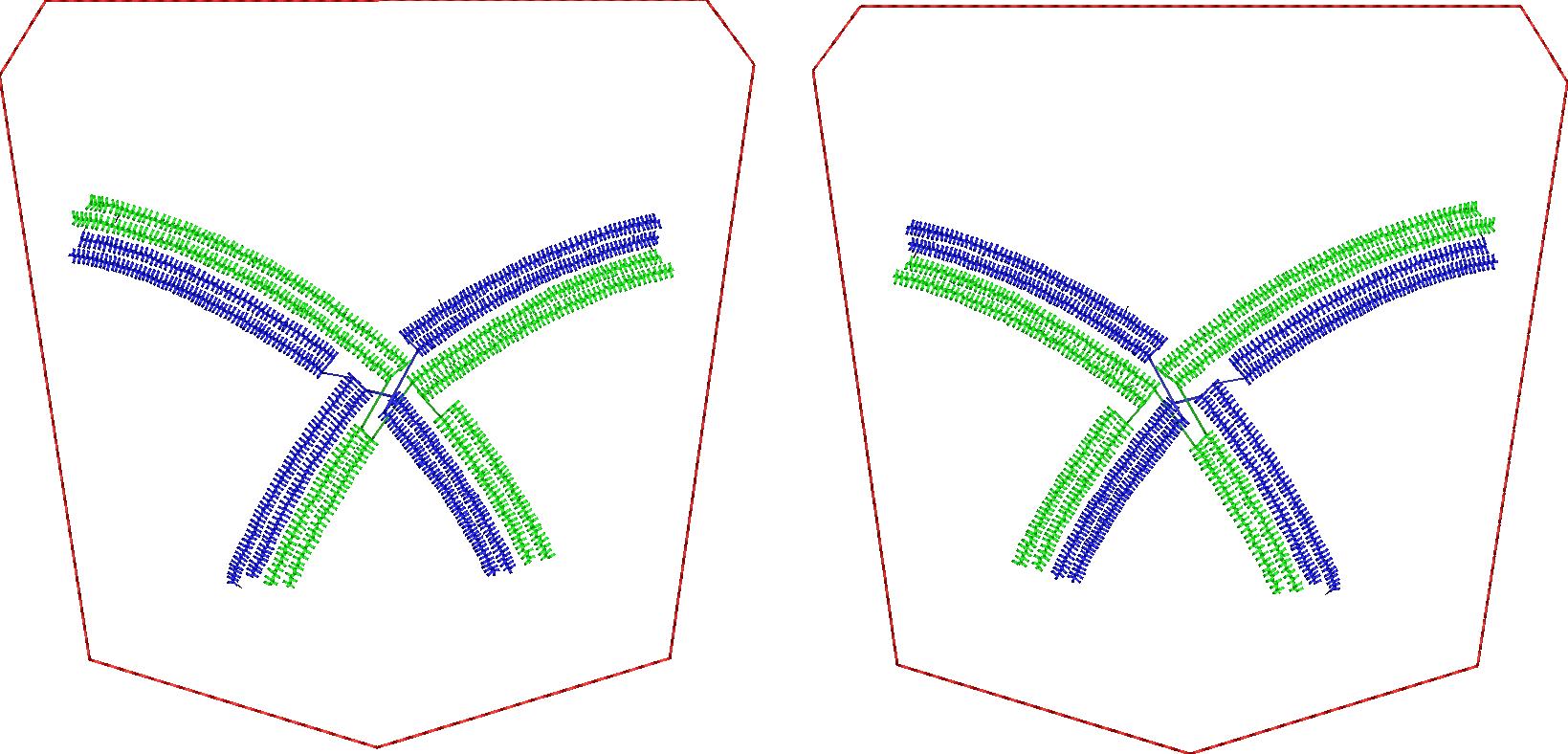 Back Pocket Embroidery Free Design30