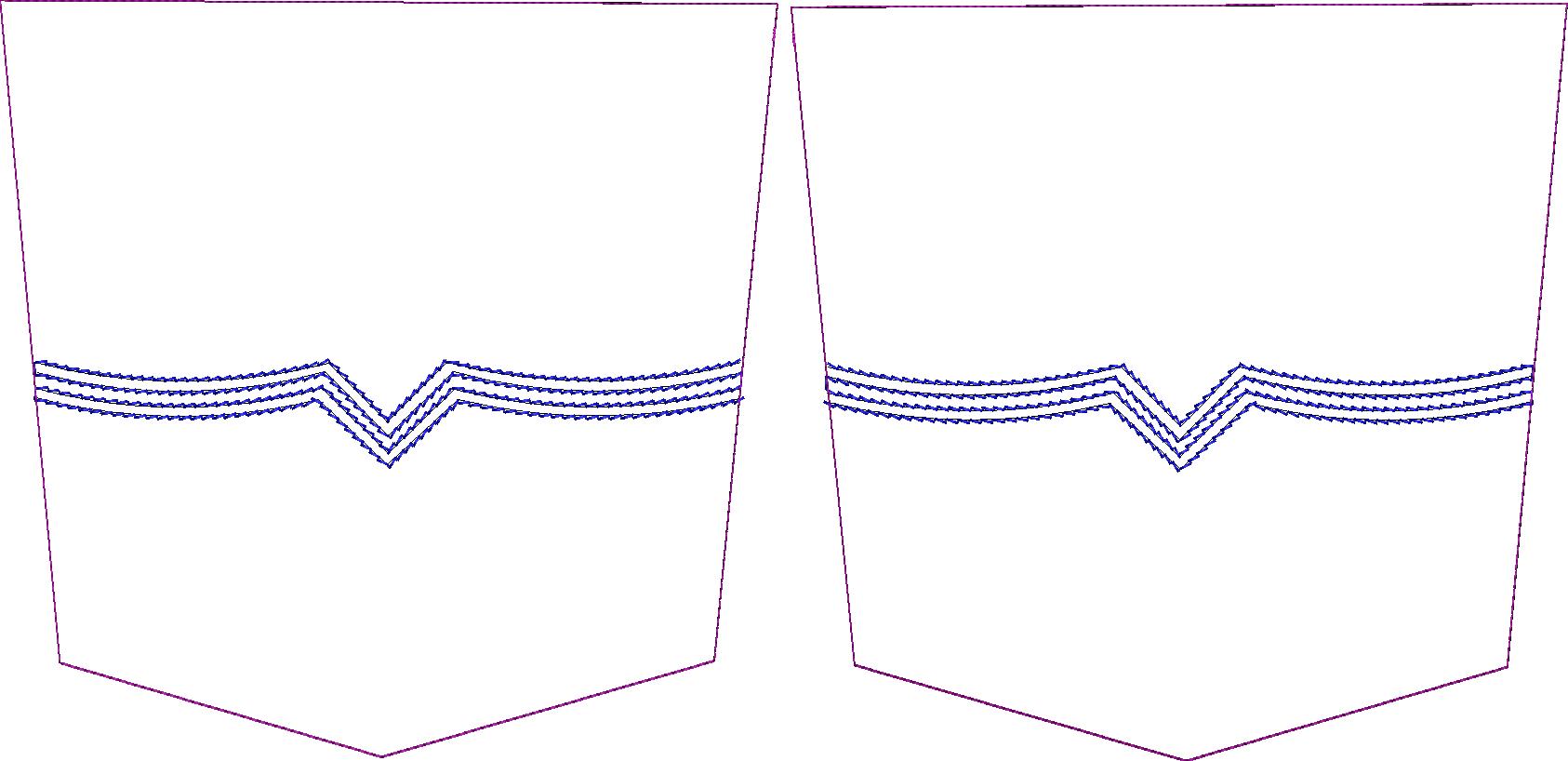 Back Pocket Embroidery Free Design37