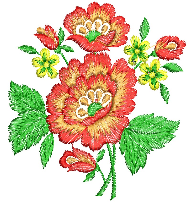 Free Flower Embroidery Designs-1