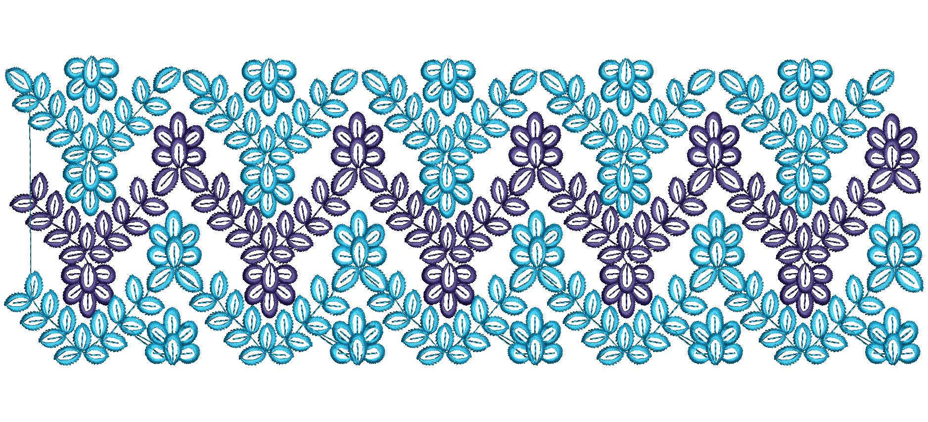 Border (Lace) Designs for Embroidery Machines