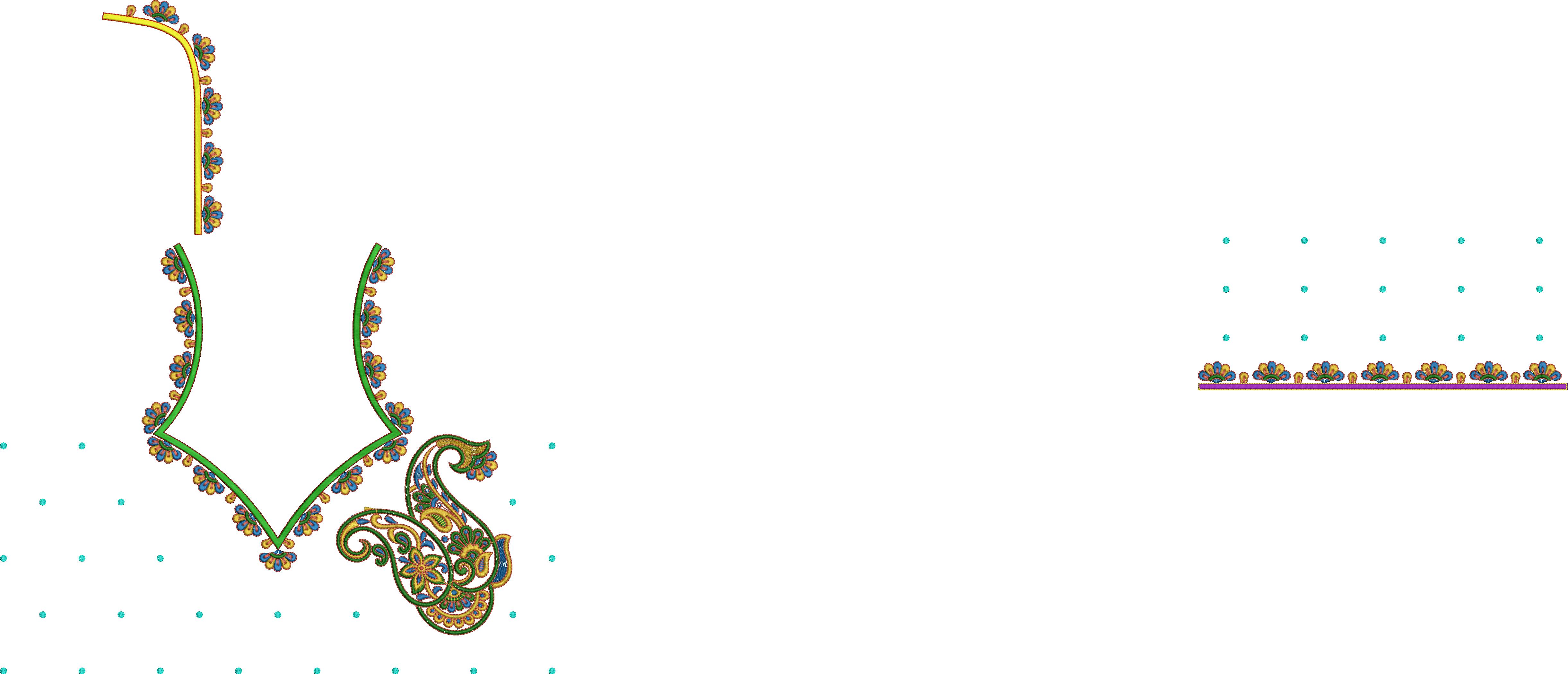 blouse neck embroidery designs 01