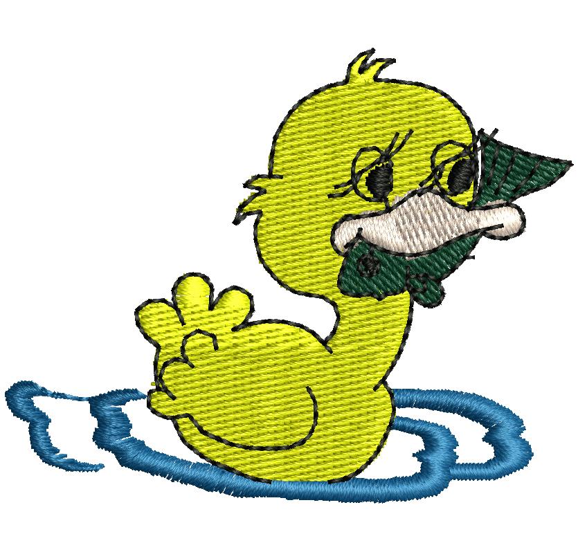 Duck Embroidery Design, Free Duct Design (24)