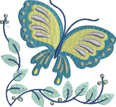 Butterfly Free Embroidery Design Download (30)