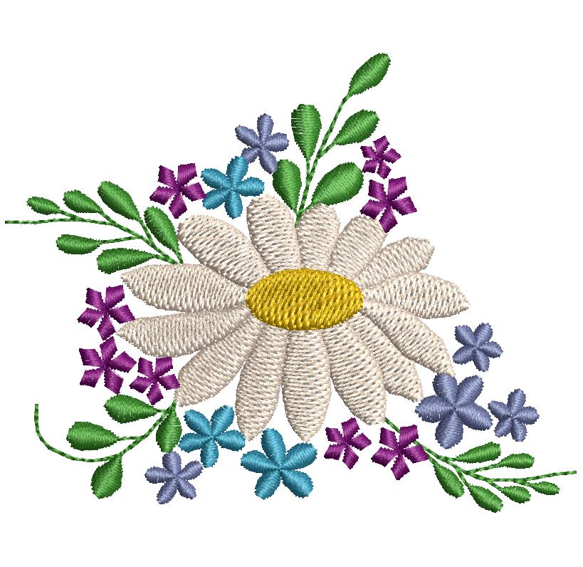 Flower Design Embroidery Part (7)