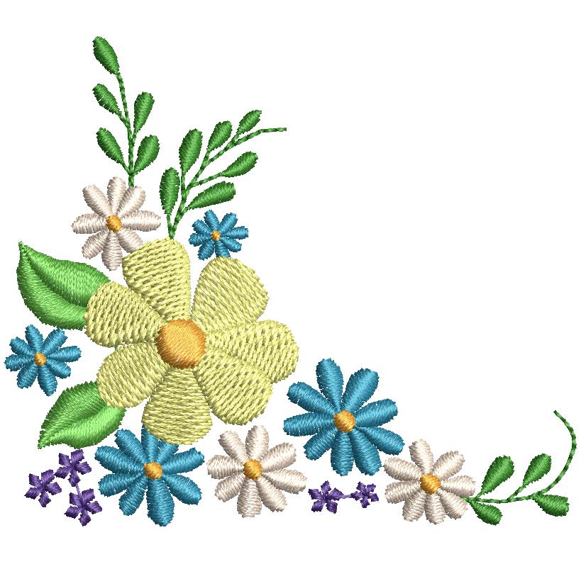 Flower Design Embroidery Part (9)