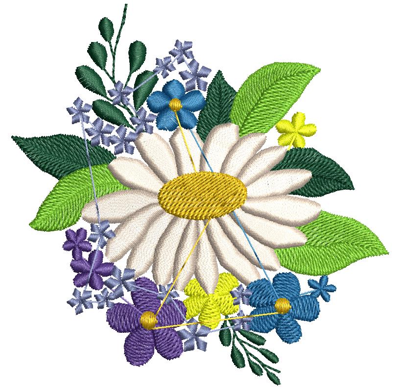 Flower Design Embroidery Part (26)