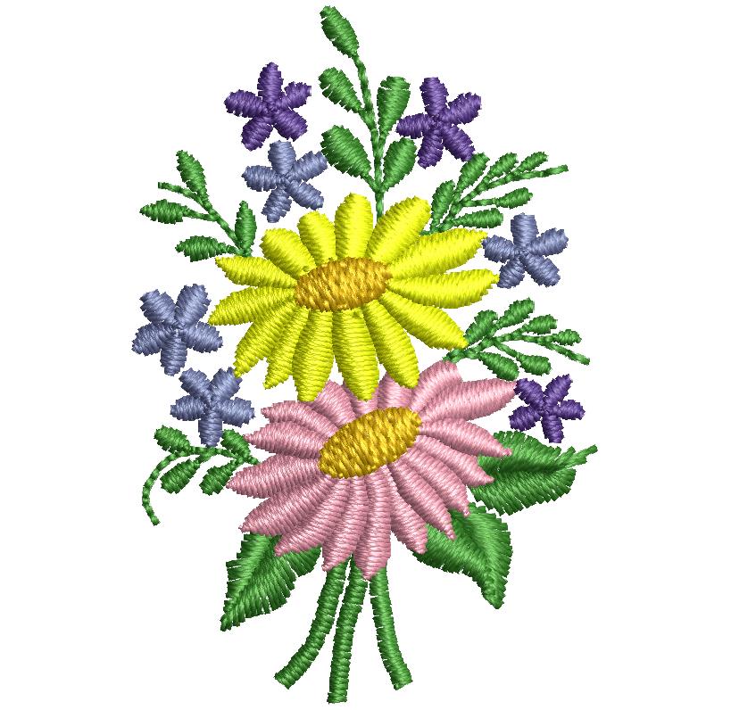 Flower Design Embroidery Part (27)