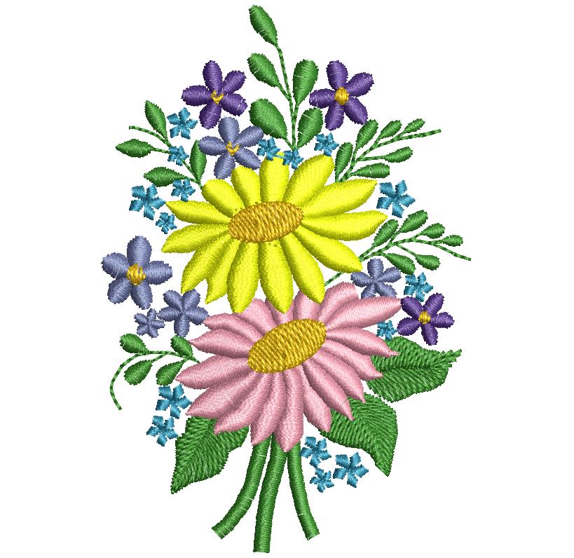 Flower Design Embroidery Part (63)