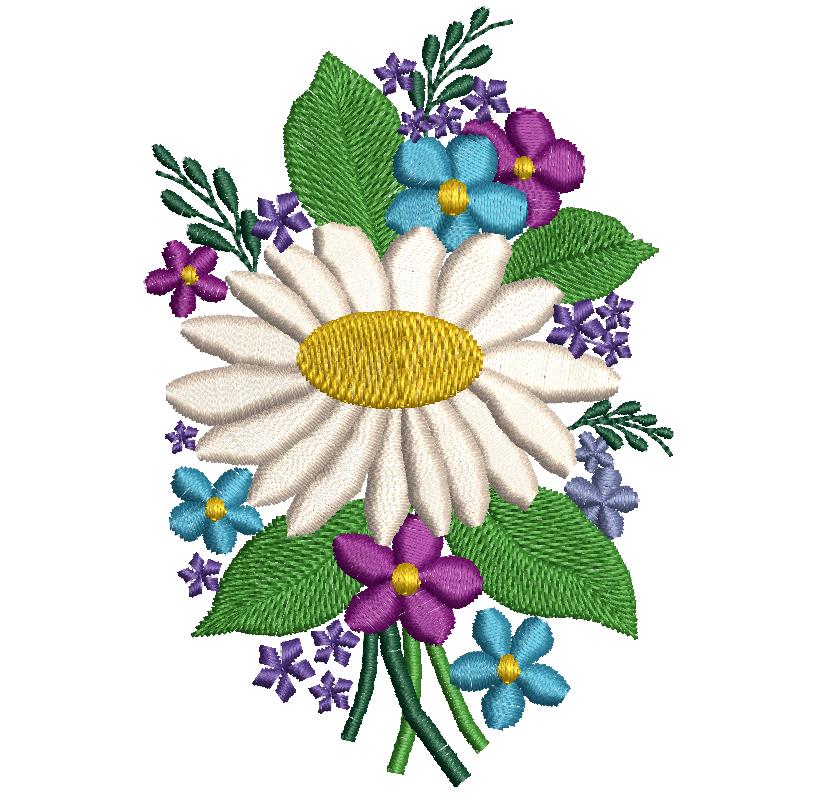 Flower Design Embroidery Part (64)
